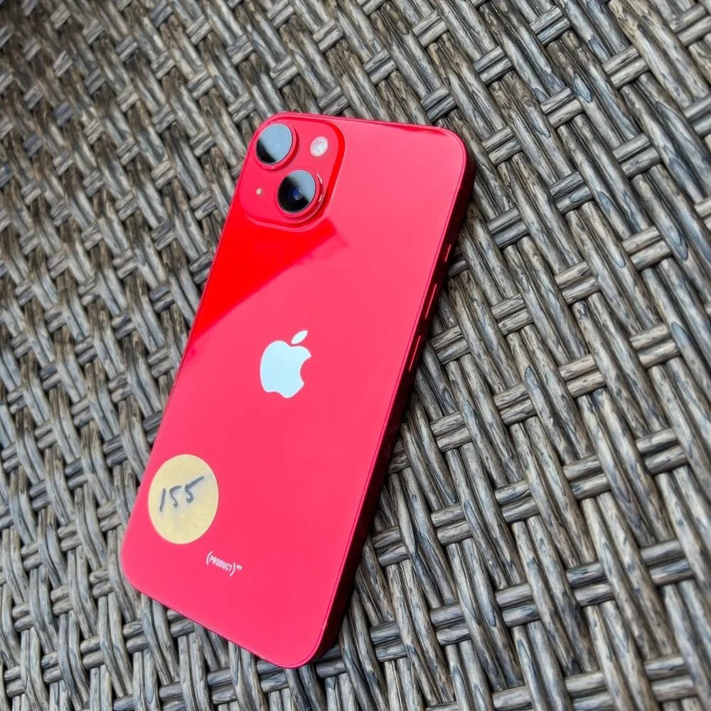 iPhone 14 Red Back Frame Housing OEM Original Replacement W Small Parts Grade AB
